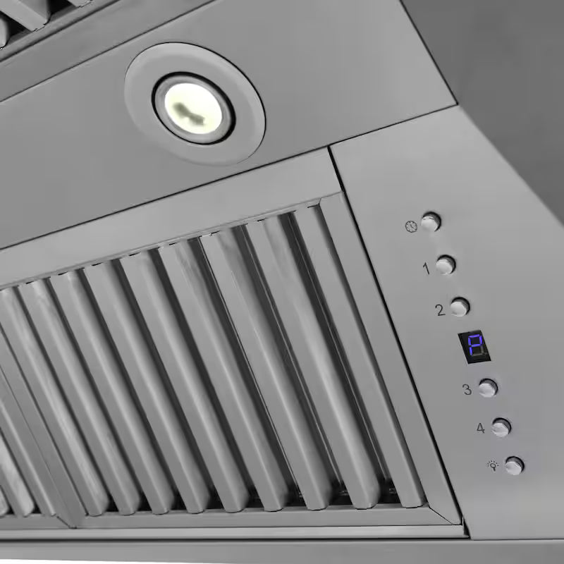 60 in. 500 CFM Convertible Wall Mount Range Hood in Stainless Steel J255