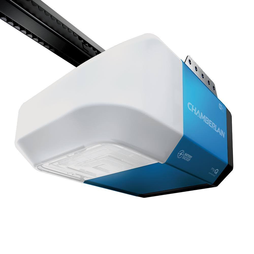 1/2 HP Belt Drive Wi-Fi Smart Garage Door Opener with Battery Backup E465572