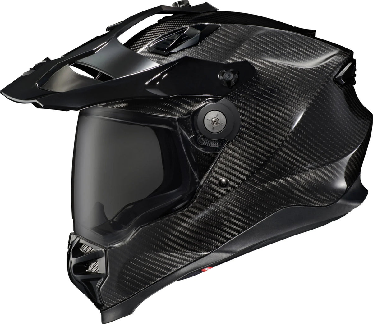 Carbon Dual Sport Helmet Gloss Black LG X311068