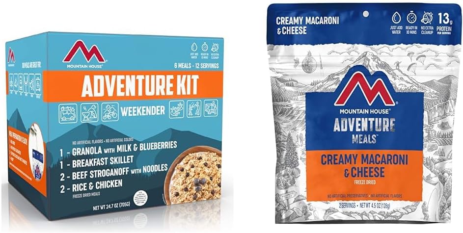 Mountain House Freeze Dried Camping & Backpacking Food 12 Servings Y4735