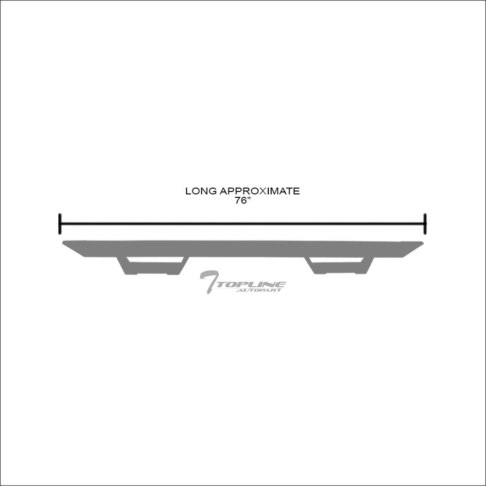 Matte Black Drop Step Side Nerf Bars Running Boards B576