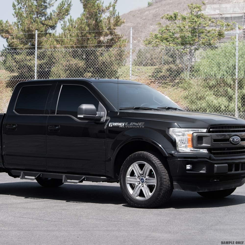 Matte Black Drop Step Side Nerf Bars Running Boards B576