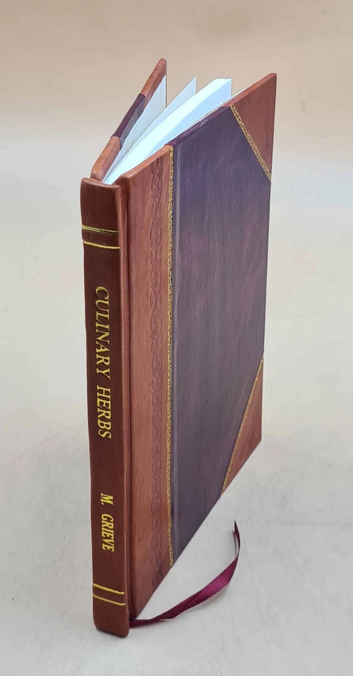 Culinary Herbs Leather Bound G47528