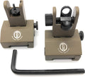 Tactical Flip Up Iron Sights (Tan) U713