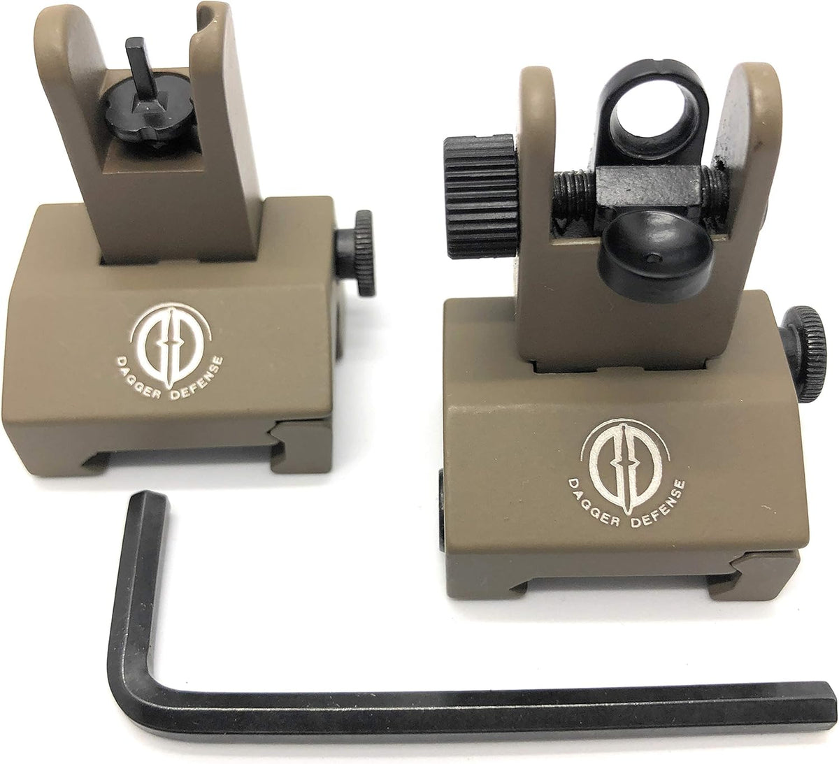 Tactical Flip Up Iron Sights (Tan) U713