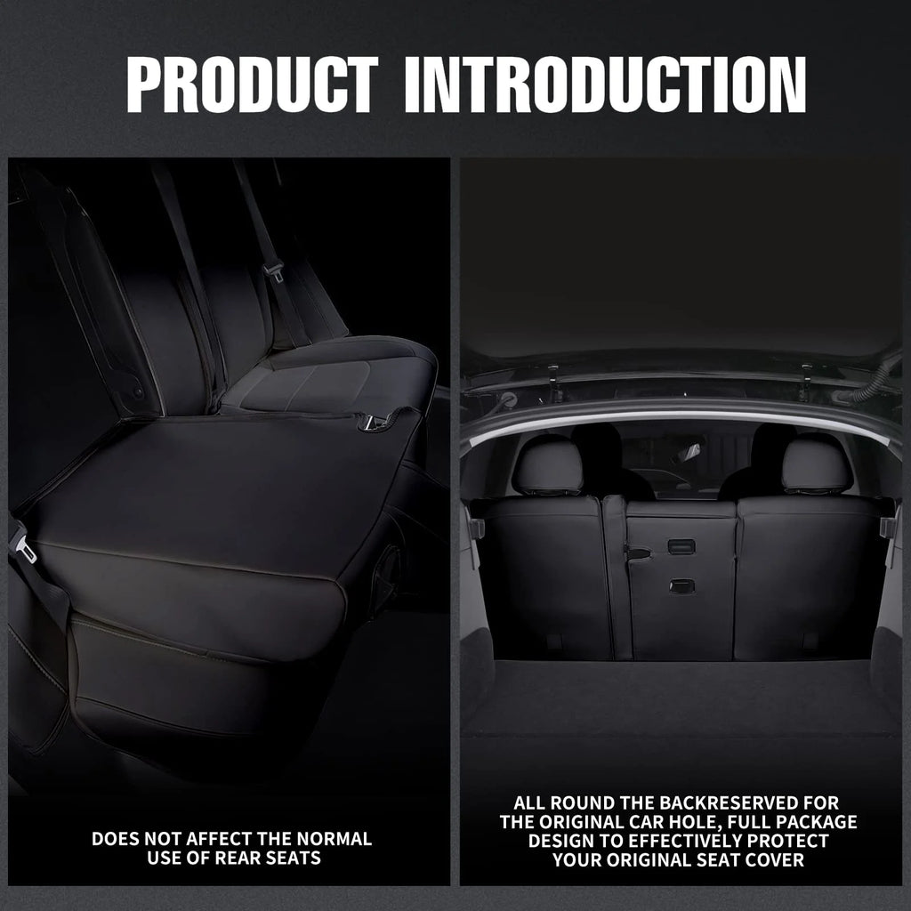 Black Waterproof Full Set Seat Covers N6682
