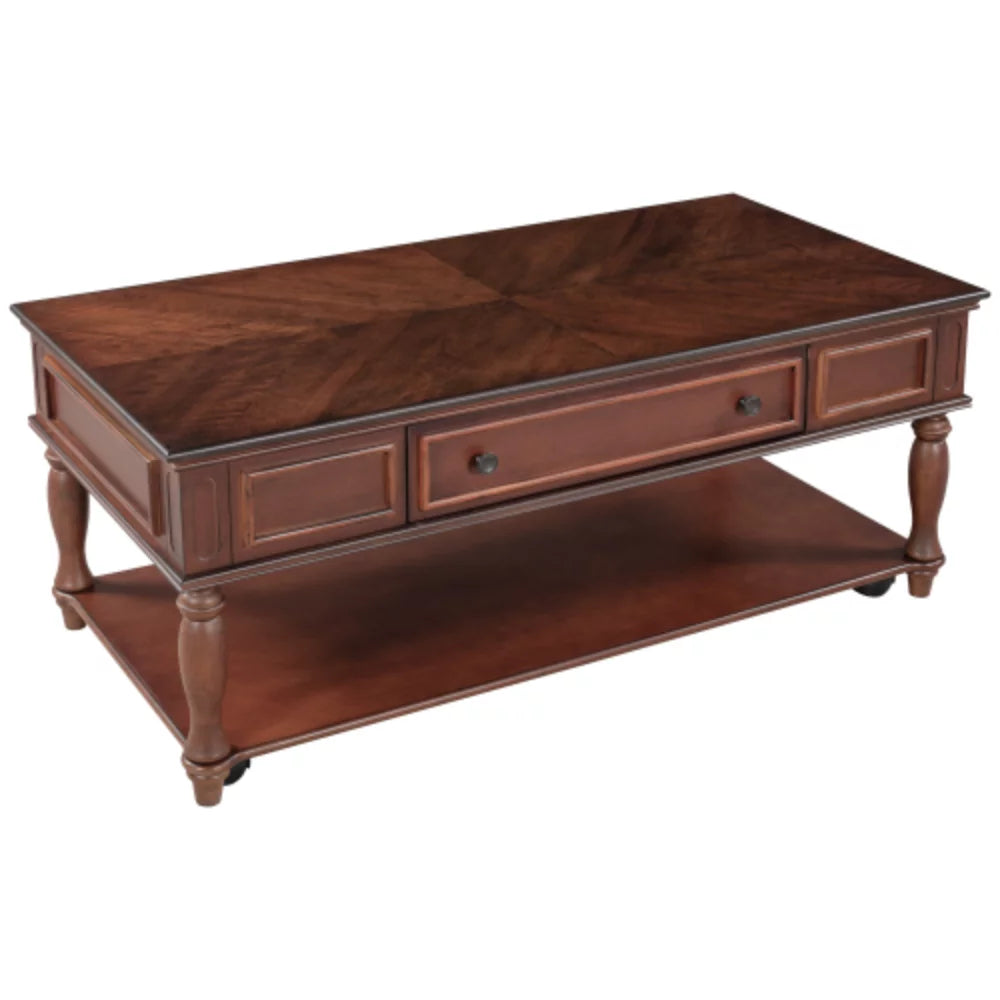 Cocktail Table with Caster Wheels Espresso U25060