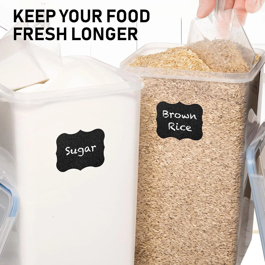 Extra Large Airtight Clear Plastic Storage Containers with Lids N908917