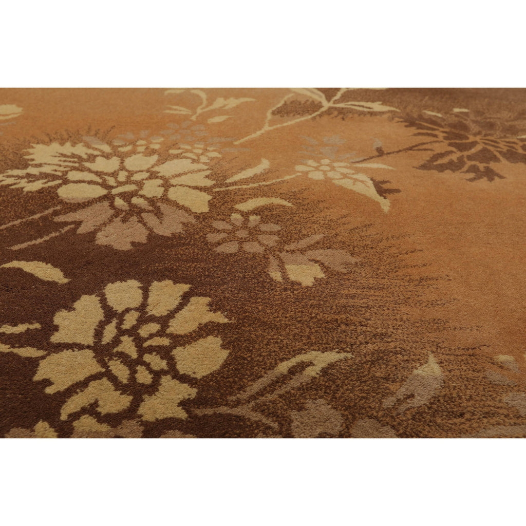 Hand Tufted 100 Wool Botanical Oriental Rug O474