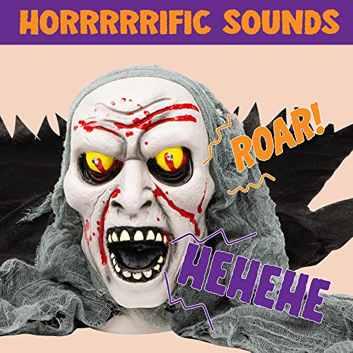 Sound Activated Halloween Groundbreaker Crawling Doll I719