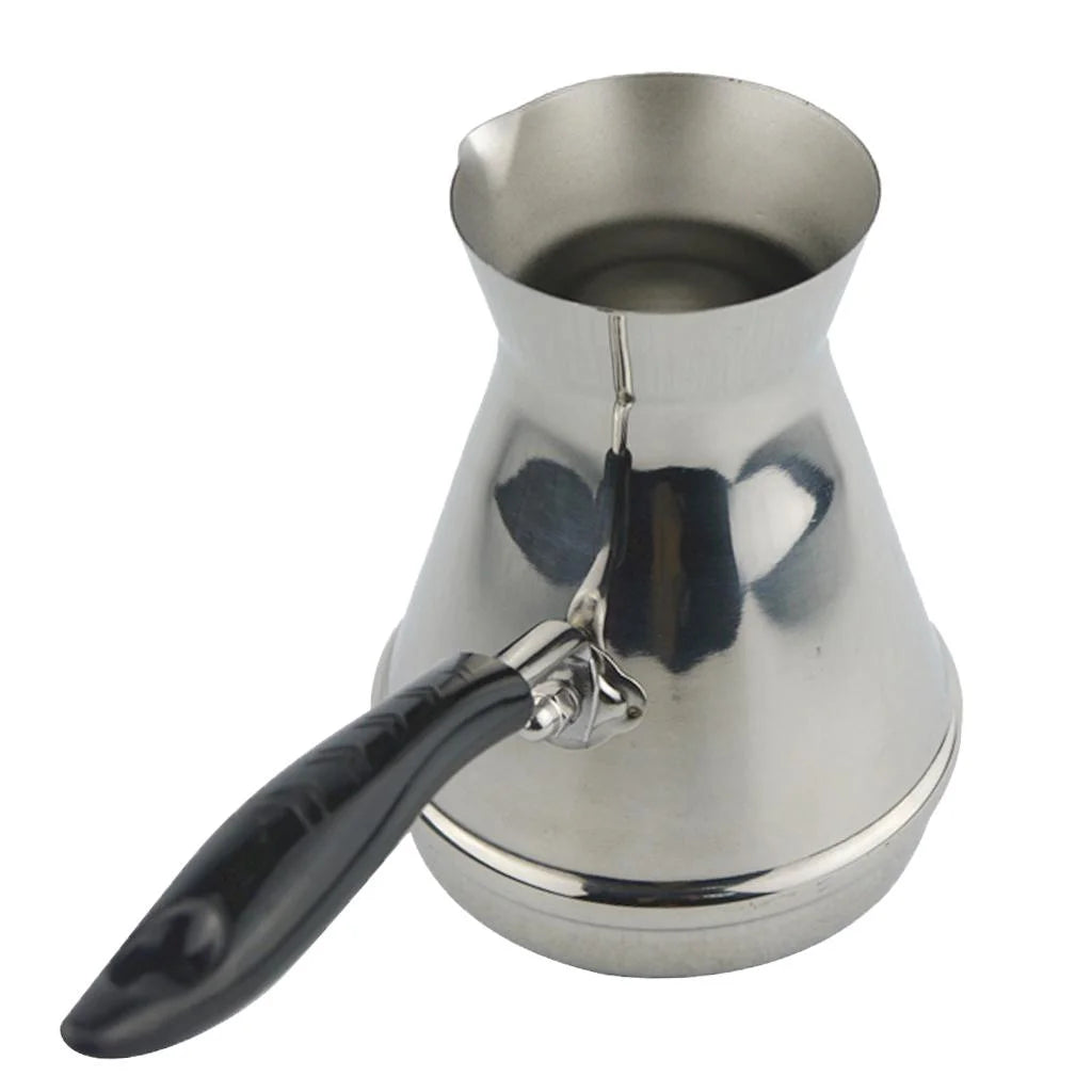 2 Pcs Stainless Steel Turkish Coffee Pot 17oz E836