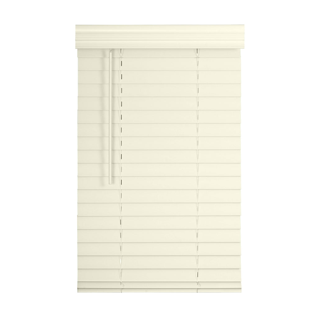 Cordless Faux Wood Blind 43x22 W x 60x22 L M893