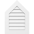 Peaked Top Surface Mount PVC Gable Vent H331347