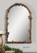 Arched Top Mirror with Metal Frame 22 inches W X 33.75 inches H S824036