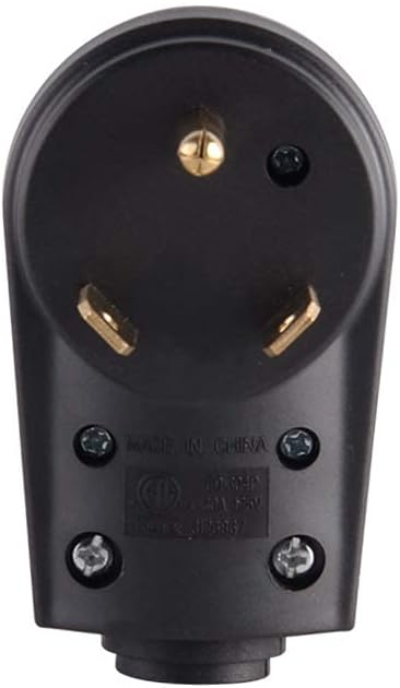 30 Amp RV Plug Male Replacement 3 Prong Electrical Power Connector Pack of 2 J97254