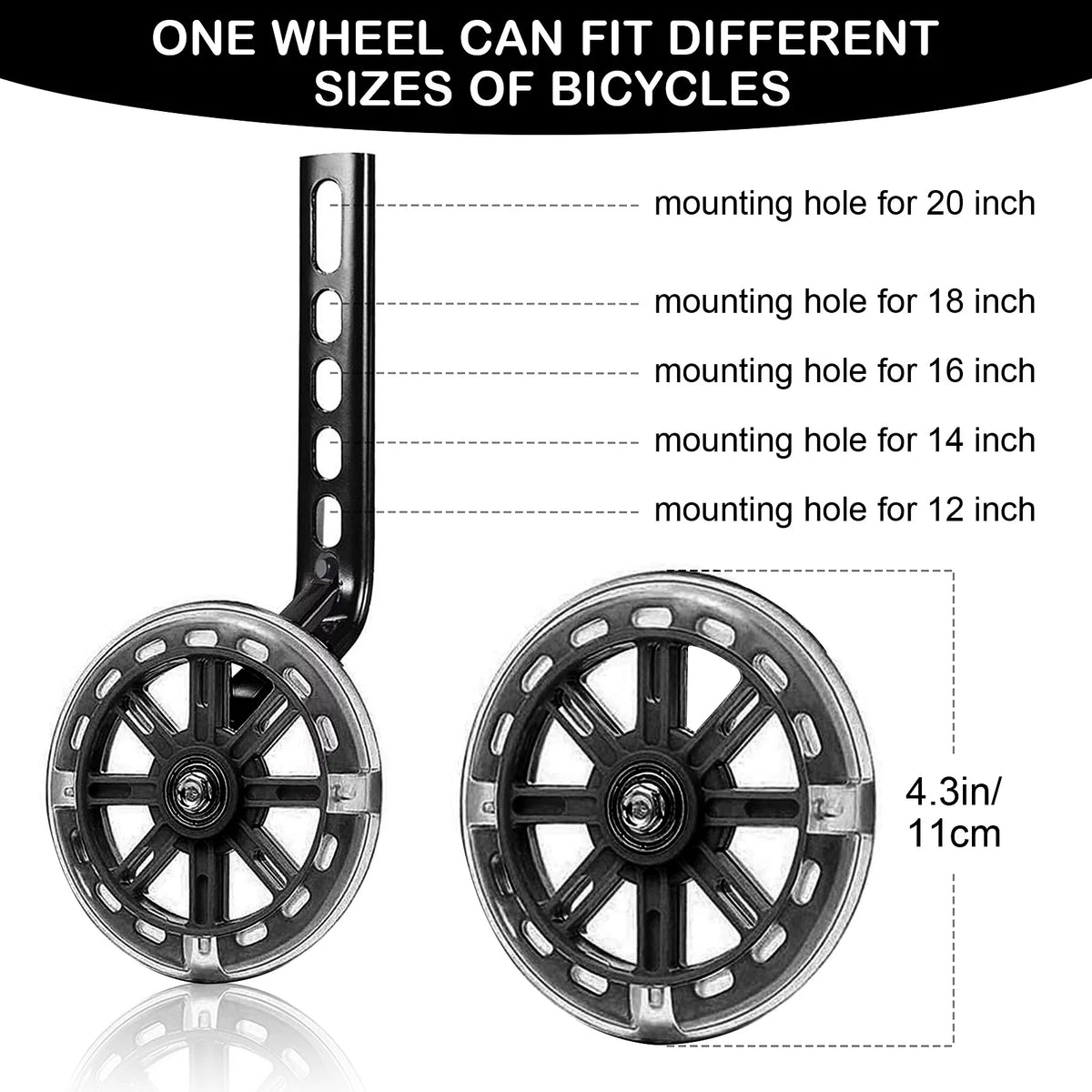 1 Pair Training Wheels for Bike S218293