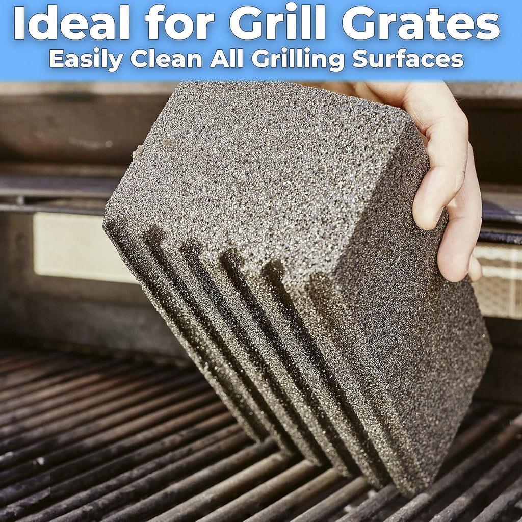 Non Scratch Pumice Stone Grill Cleaning Brick 4 Pack N397410
