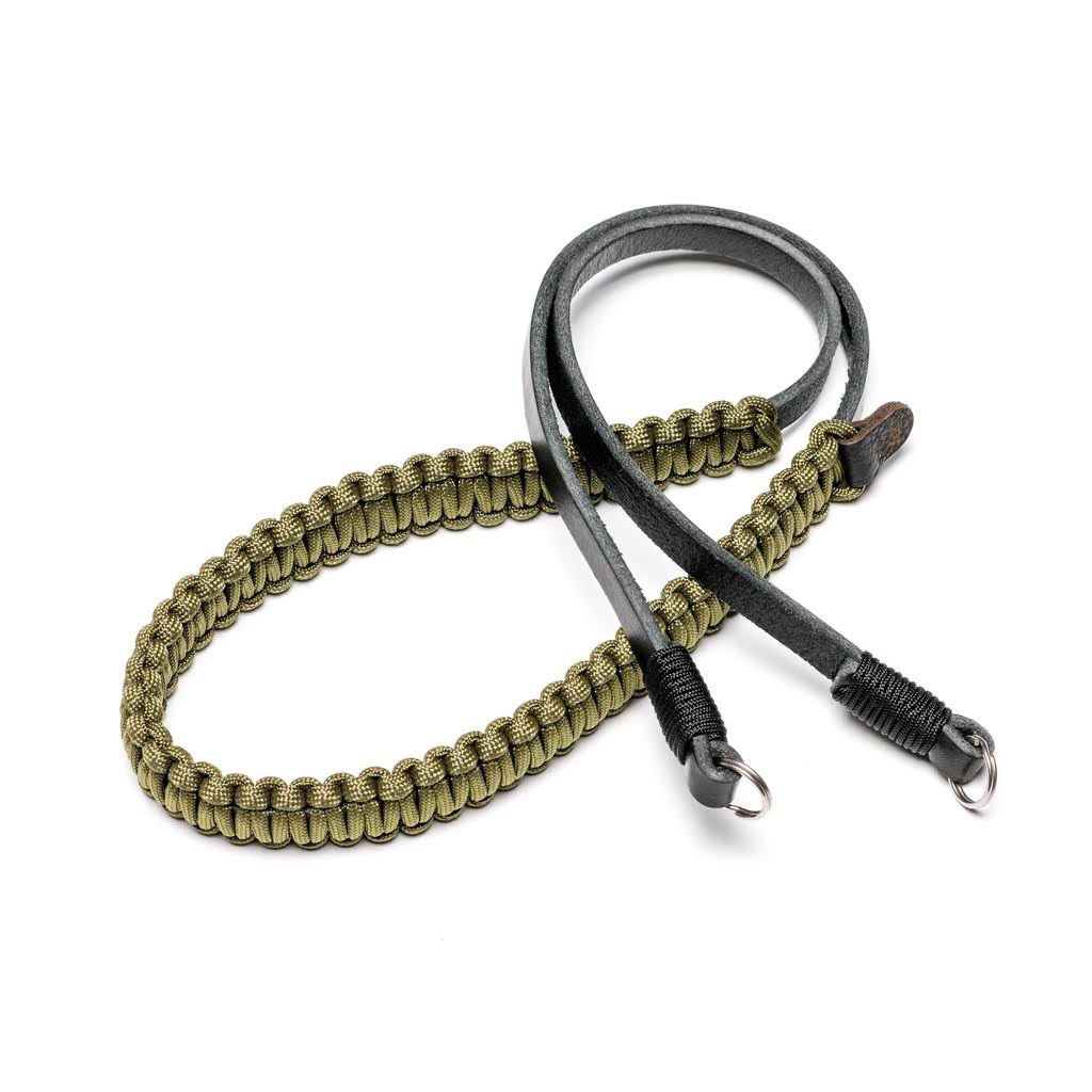 Paracord Strap 126 cm Black/Olive A45769