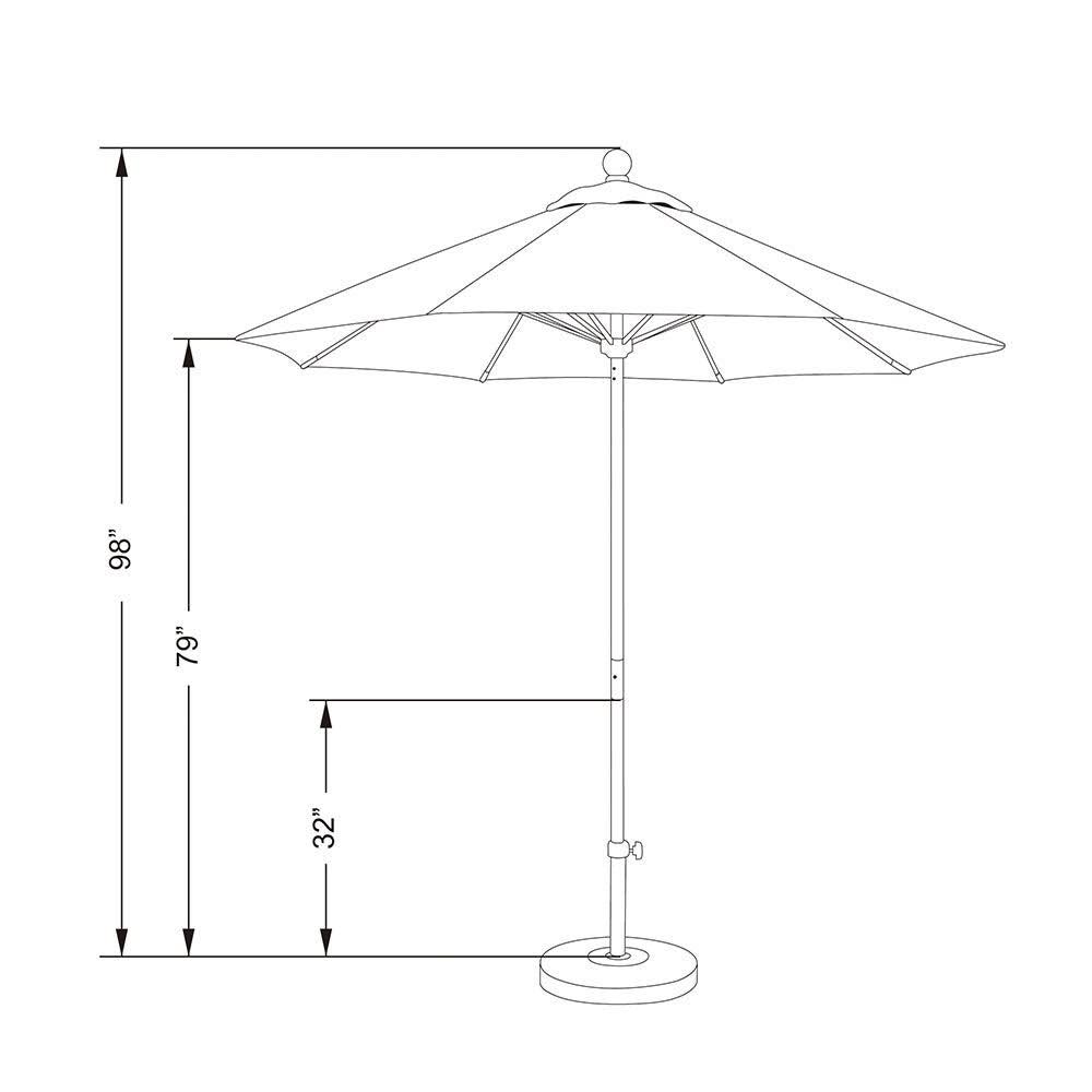 Bronze Market Umbrella G7359