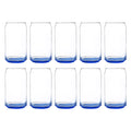 Blue 16 oz Glassware Set of 10 J7423
