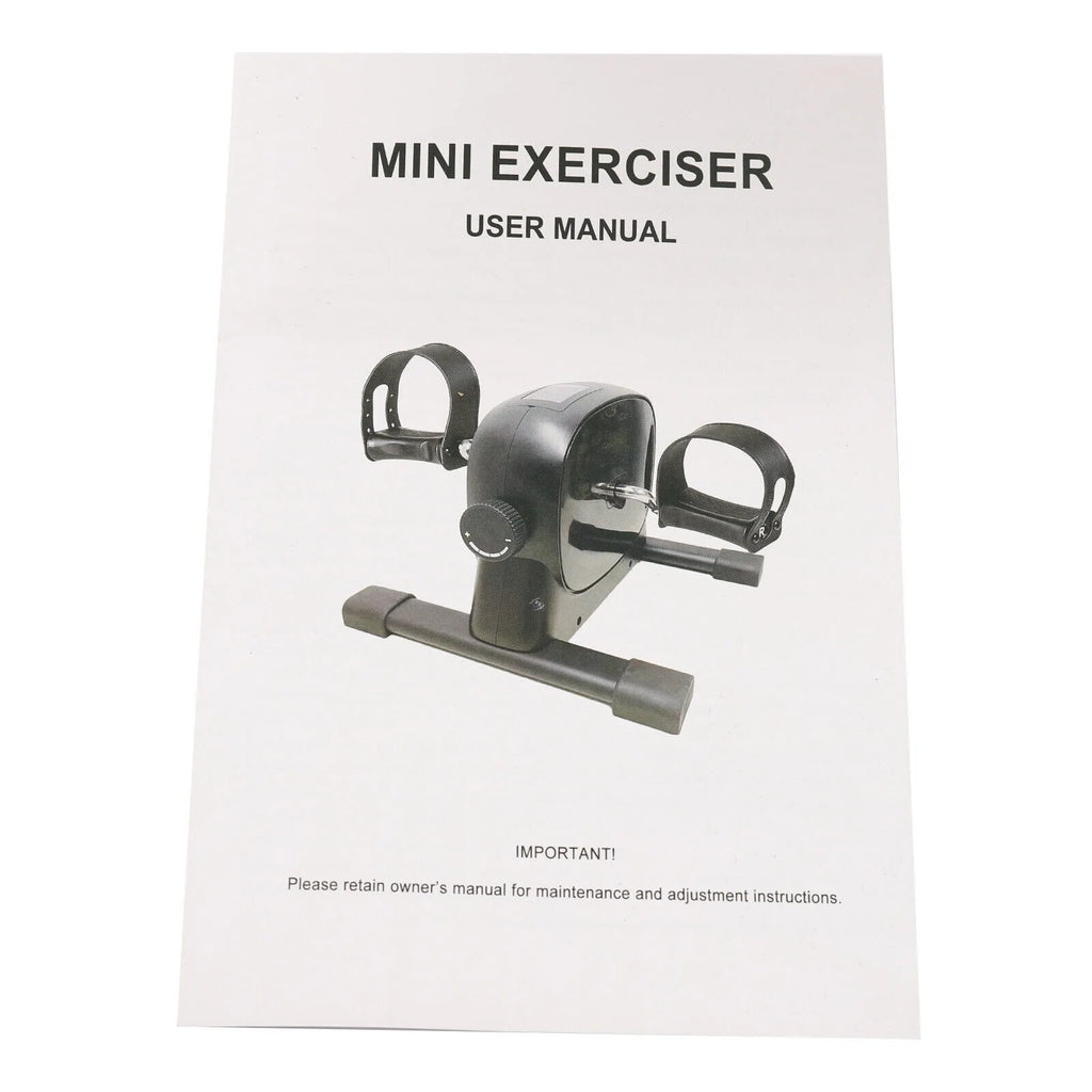 Mini Exercise Bike with LCD Screen Black T50803