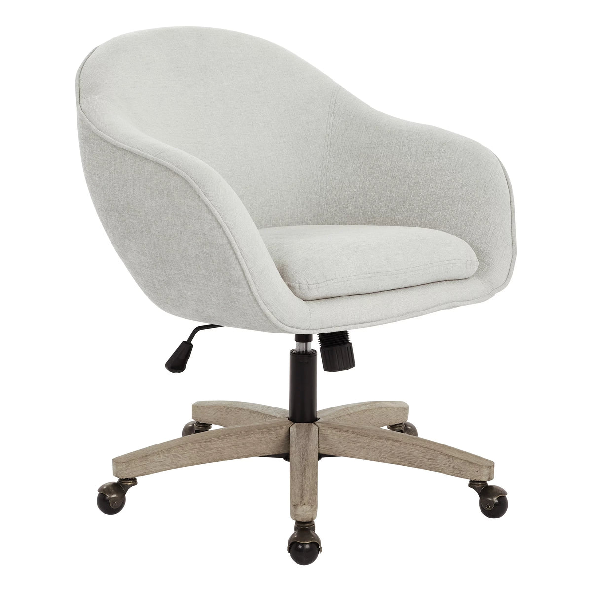 Dove Grey Plush Office Chair S628608