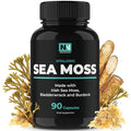 Irish Sea Moss Capsules with Burdock Root & Bladderwrack Powder 90 Veggie Pills W687