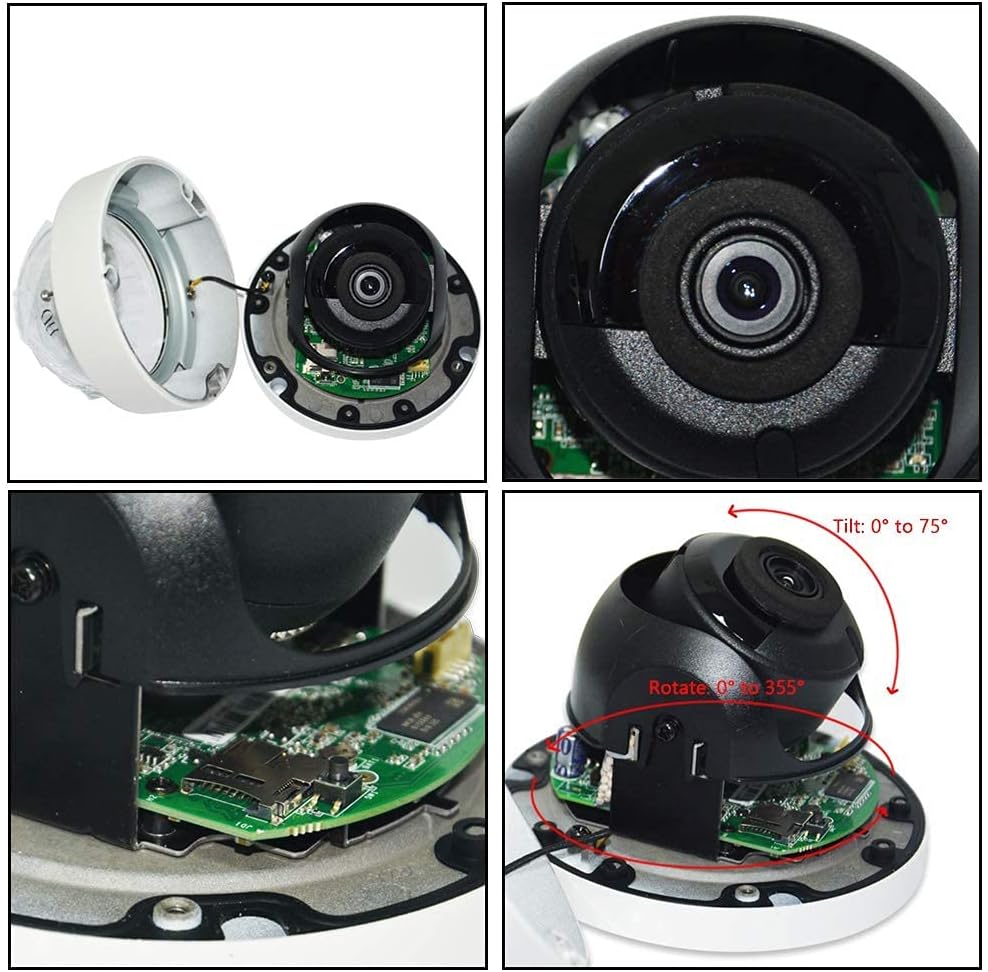 4K 8MP IP Dome Camera 2.8mm PoE IR H.265+ B34824