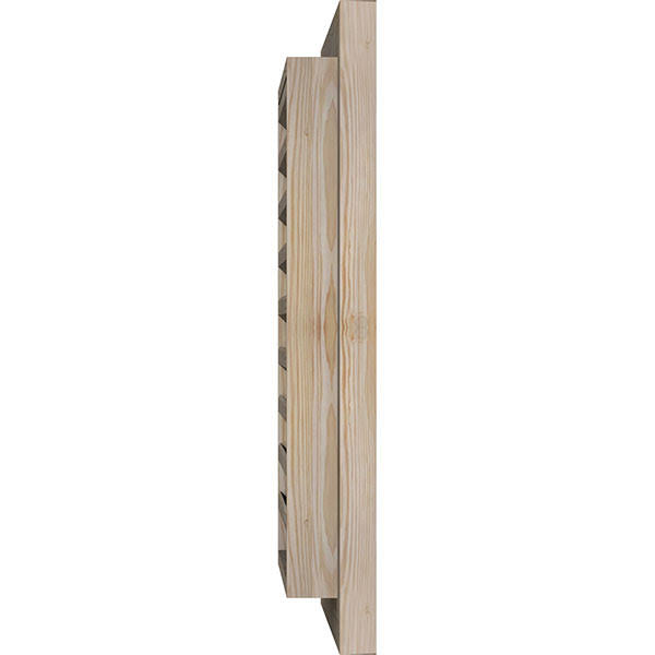 Primed Smooth Vertical Gable Vent U11697