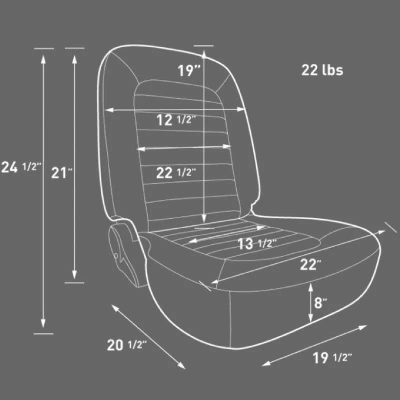 Black Vinyl Seat P981392