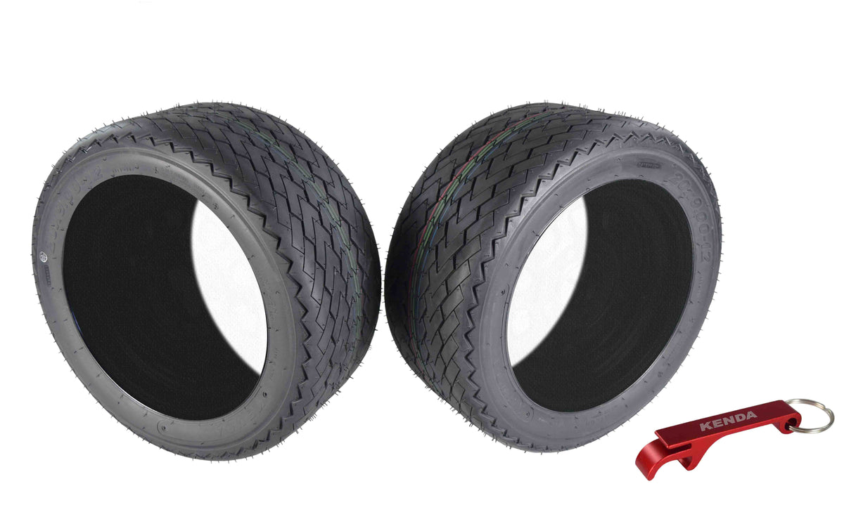 20x9-12 6 Ply Tubeless Golf Cart Turf Tires 2 Pack B2757