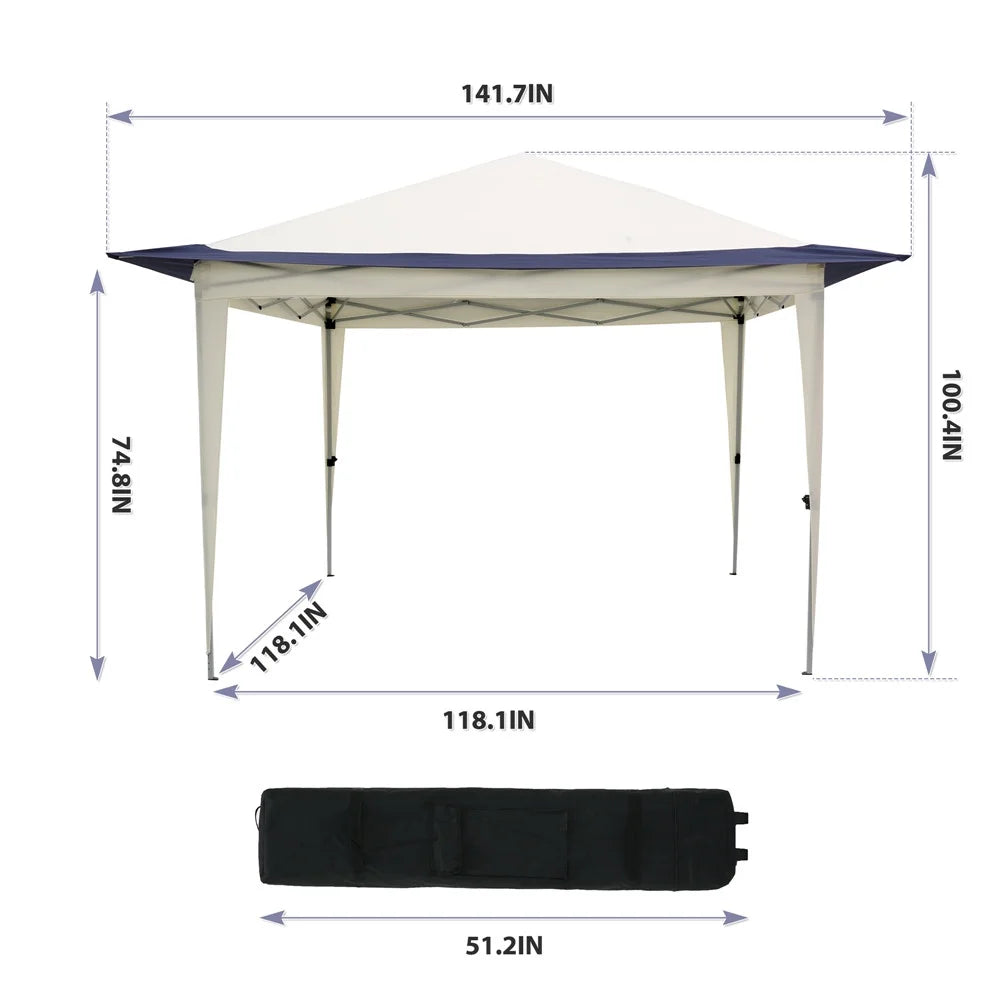 12 x 12 Ft Pop Up Canopy Tent with Carry Bag R608927