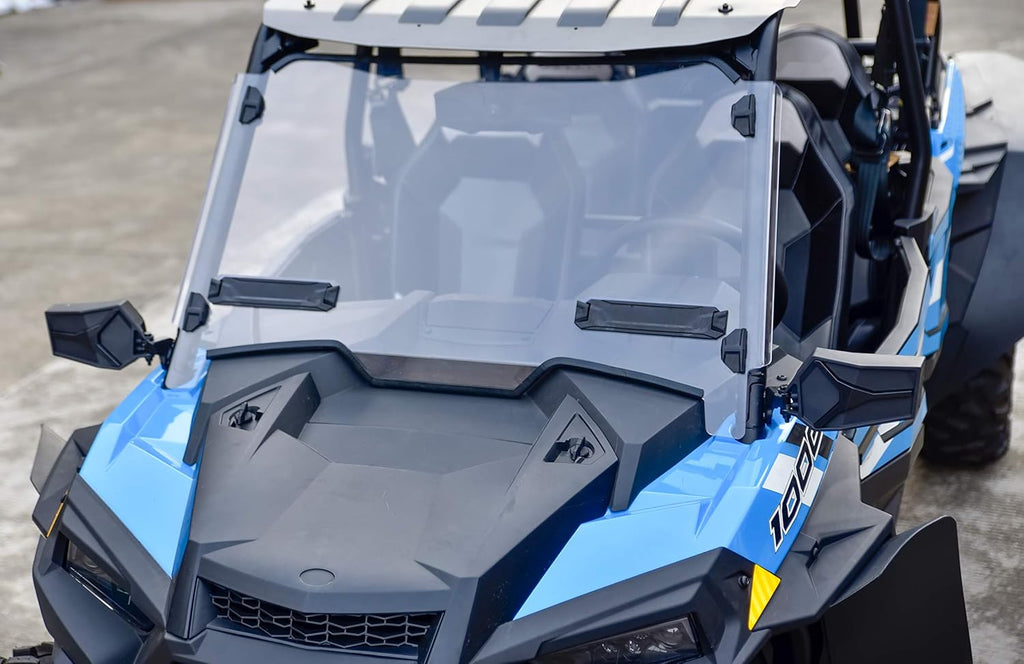 Clear Dustproof Hard Coat Poly Vented Full Windshield for Polaris RZR XP 1000 J729327