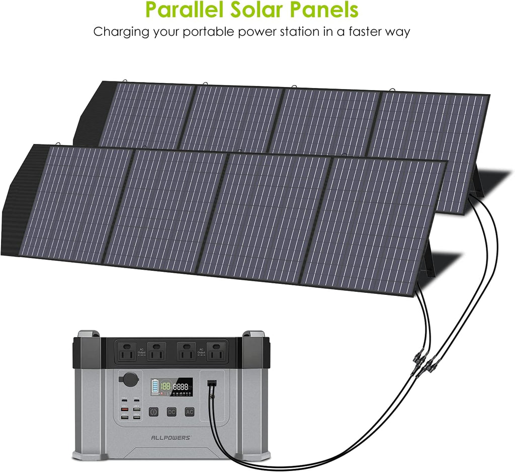 200W Portable Foldable Solar Panel Kit M987250