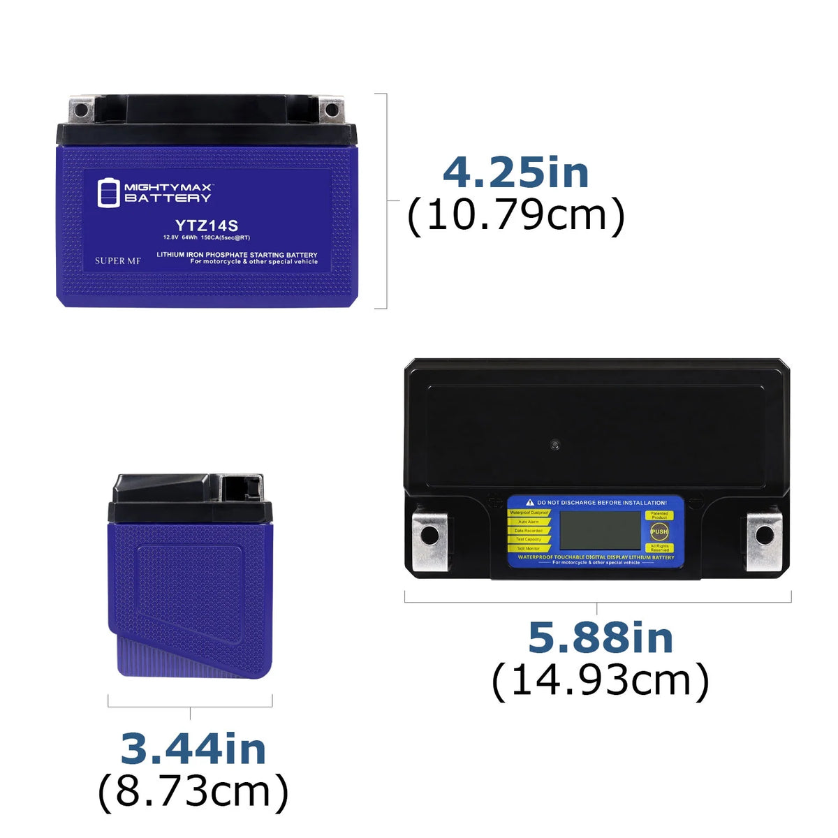 Lithium Replacement Battery for Honda 1100 T Shadow I352
