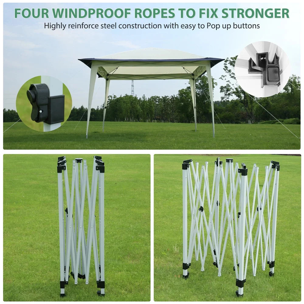 12 x 12 Ft Pop Up Canopy Tent with Carry Bag R608927