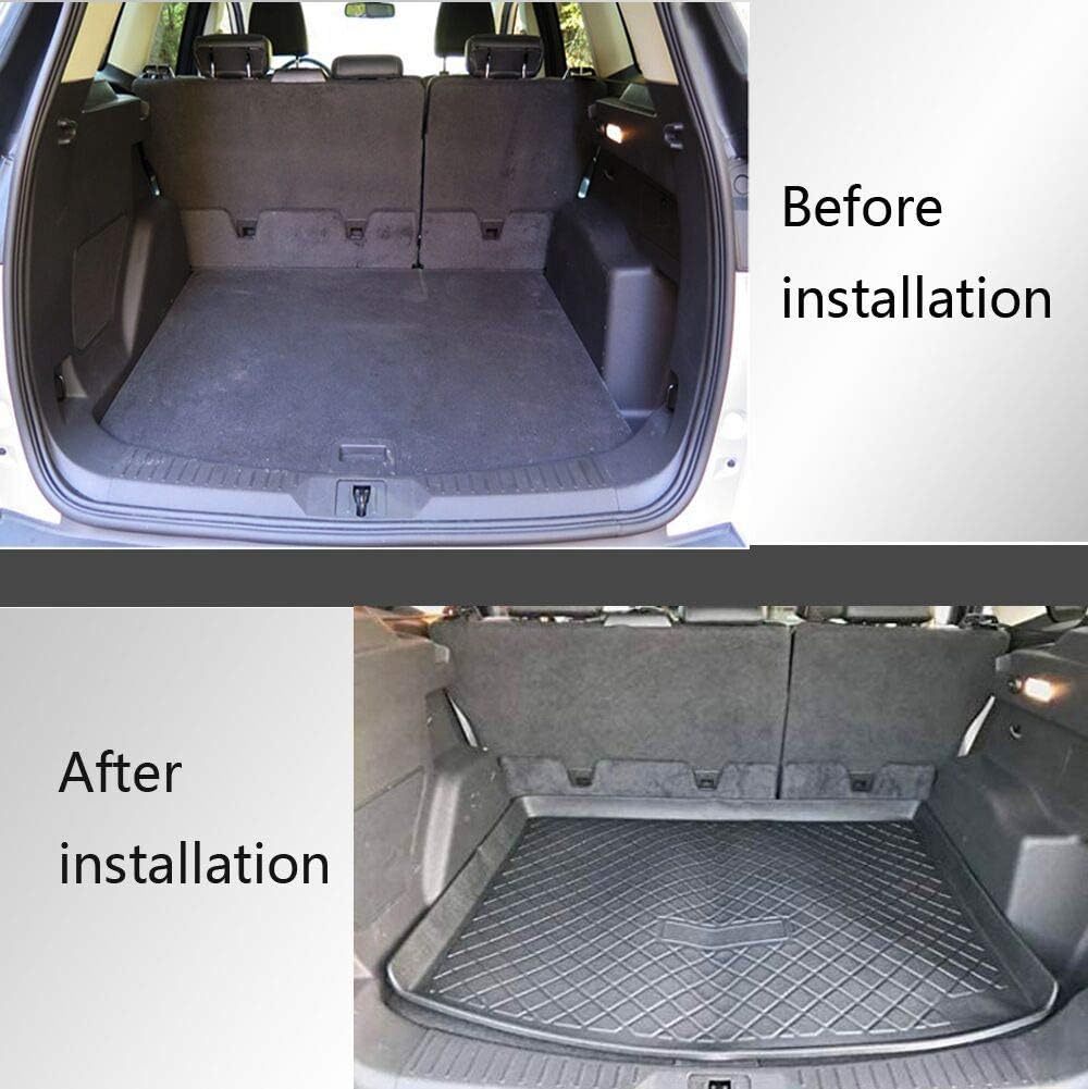Trunk Cargo Mat Compatible with Ford Escape 2013-2019 Pack of 2 Y305896