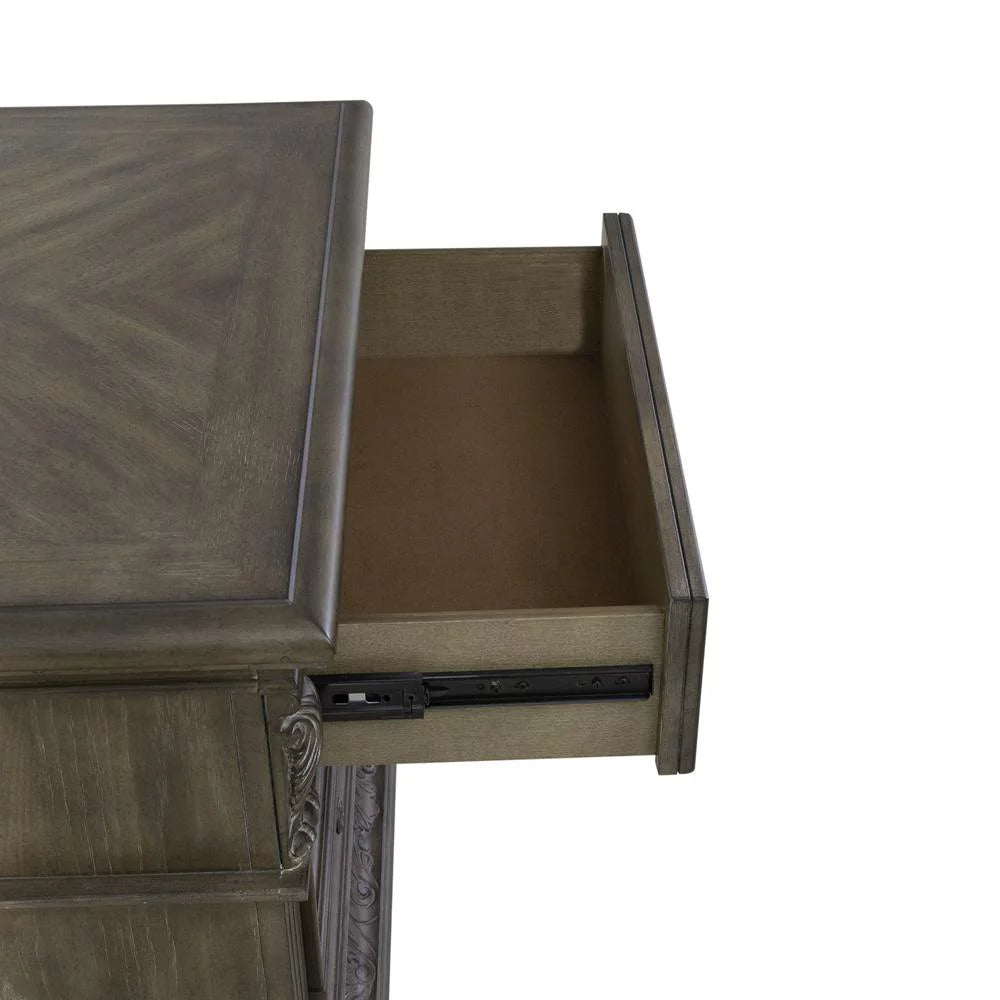3-Drawer Wood Nightstand C77107