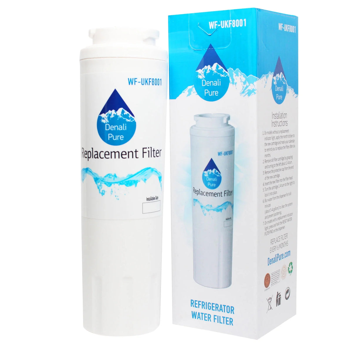 6-Pack Replacement Refrigerator Water Filter Cartridge Y345595