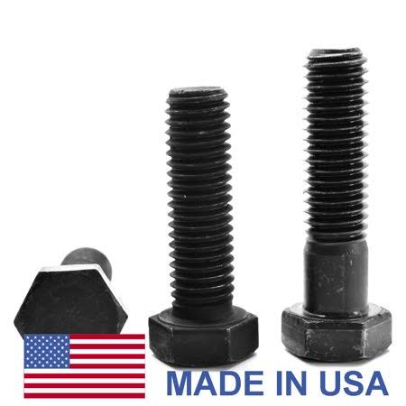 9/16 inch-12 x 5 1/2 inch Coarse Thread Grade 8 Hex Cap Screw, Alloy Steel Black Oxide, Pk 37 X22428