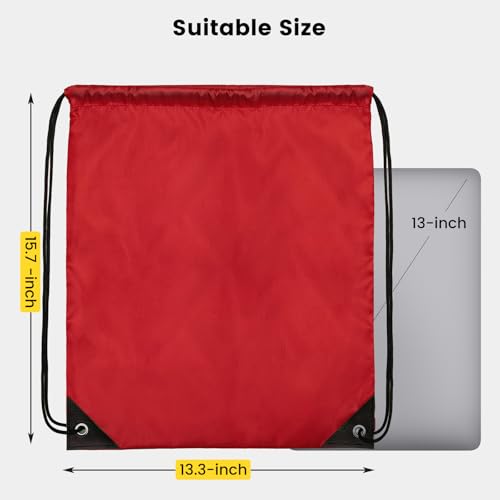 100 Pcs Lightweight Drawstring Bags Bulk Blue E384