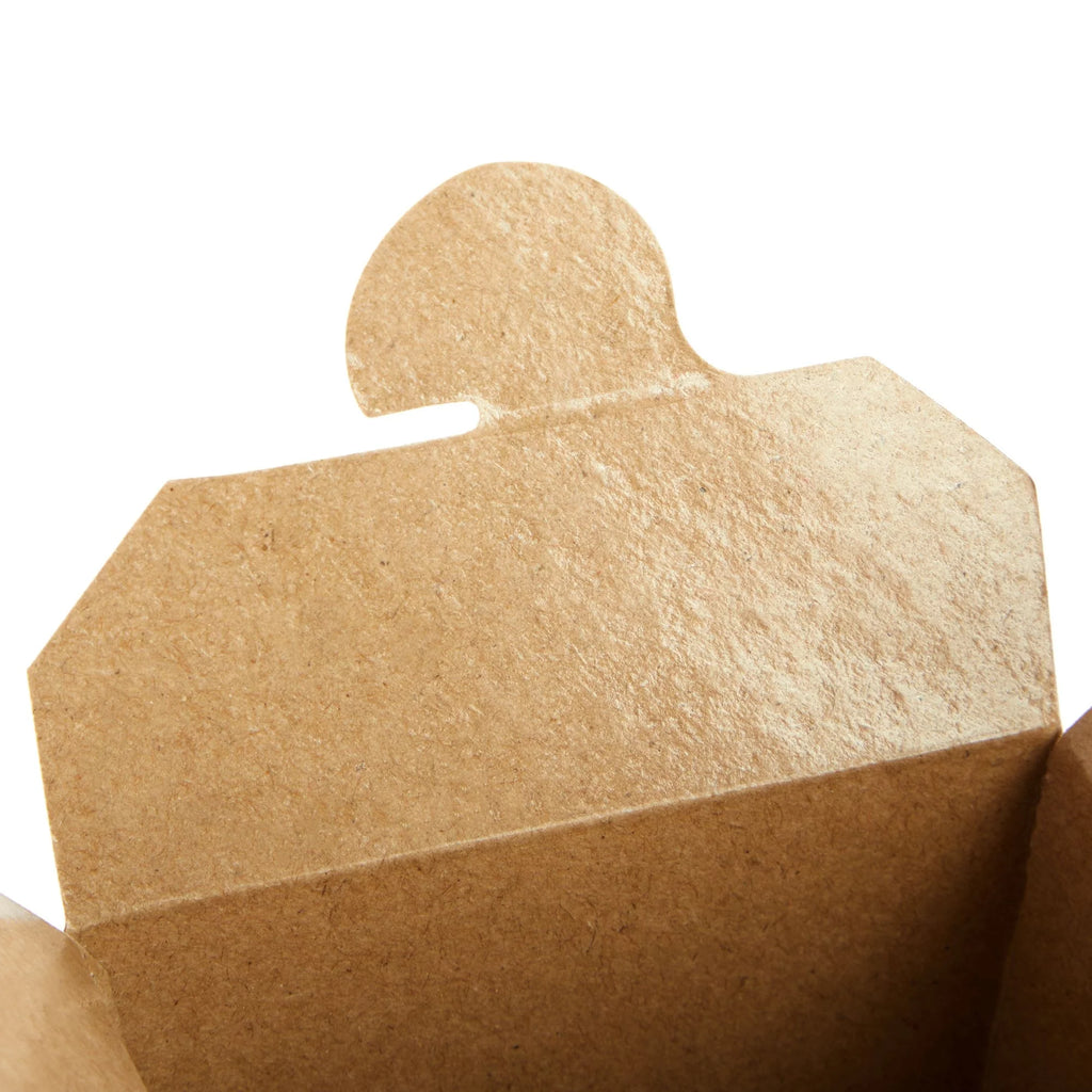 60 Pack 16oz Kraft Paper Take Out Food Containers W91534