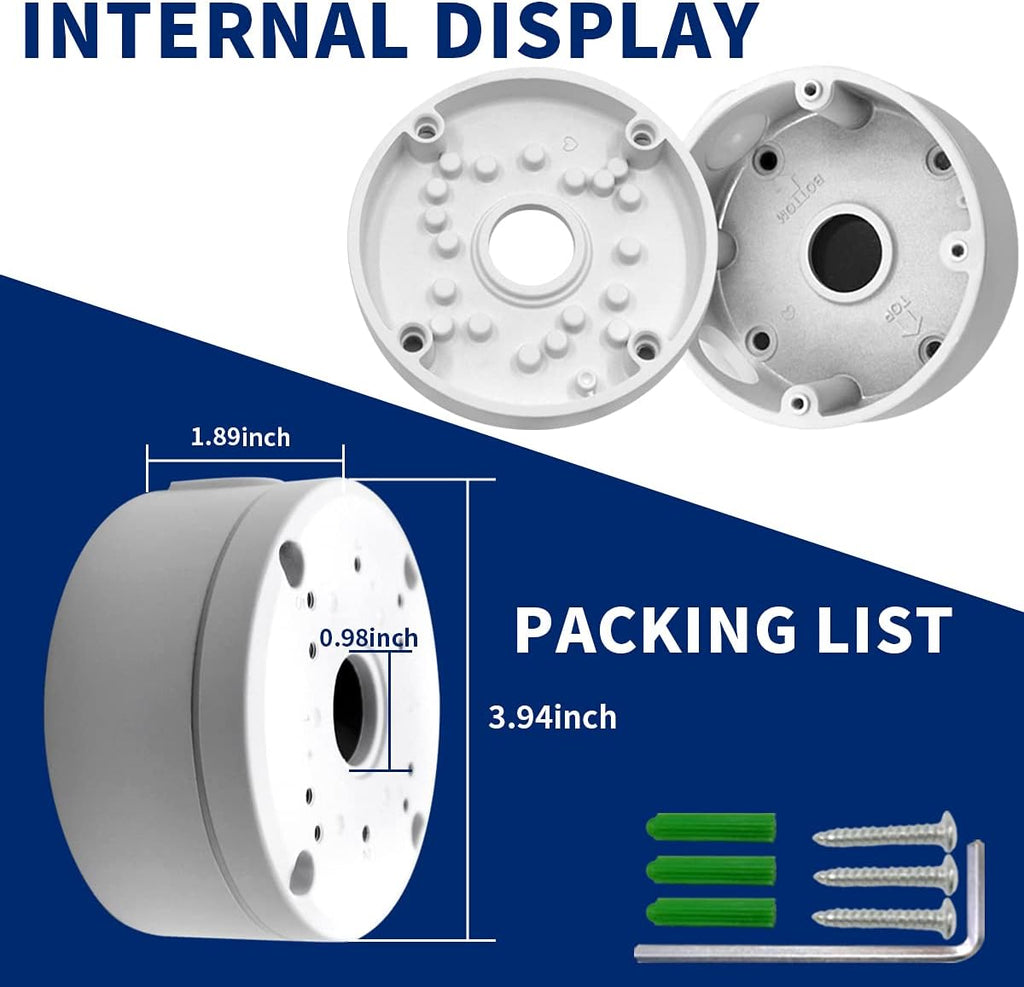 Bullet Camera Junction Box Mount Bracket 8 Set X584