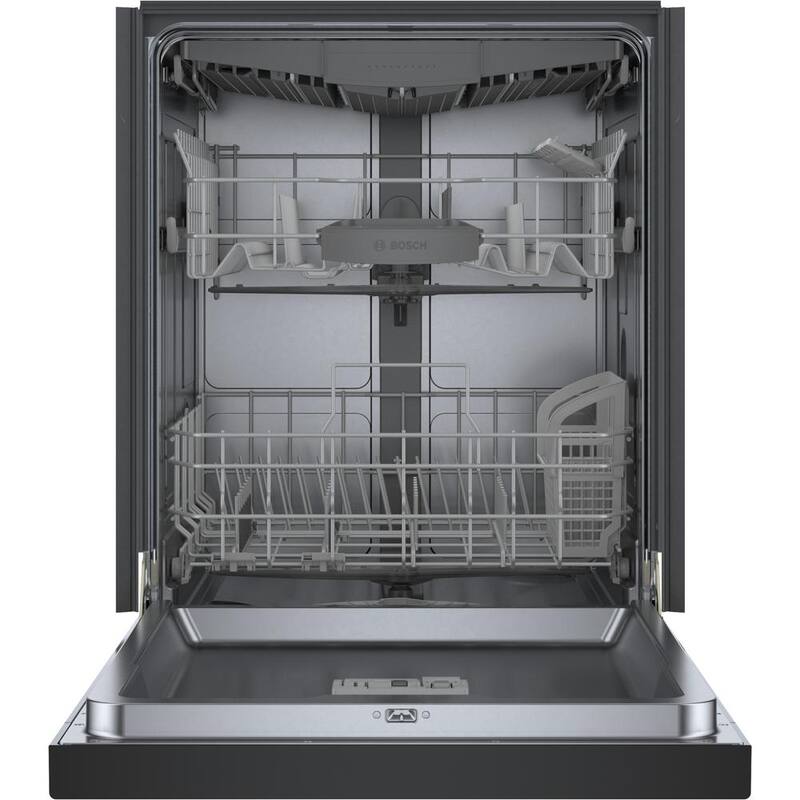 Black Front Control Tall Tub Dishwasher with Stainless Steel Tub and 3rd Rack I5008