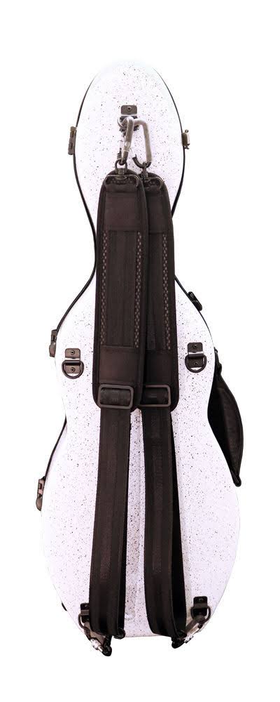 Fiberglass Violin Case White Speckled 4/4 Z29357