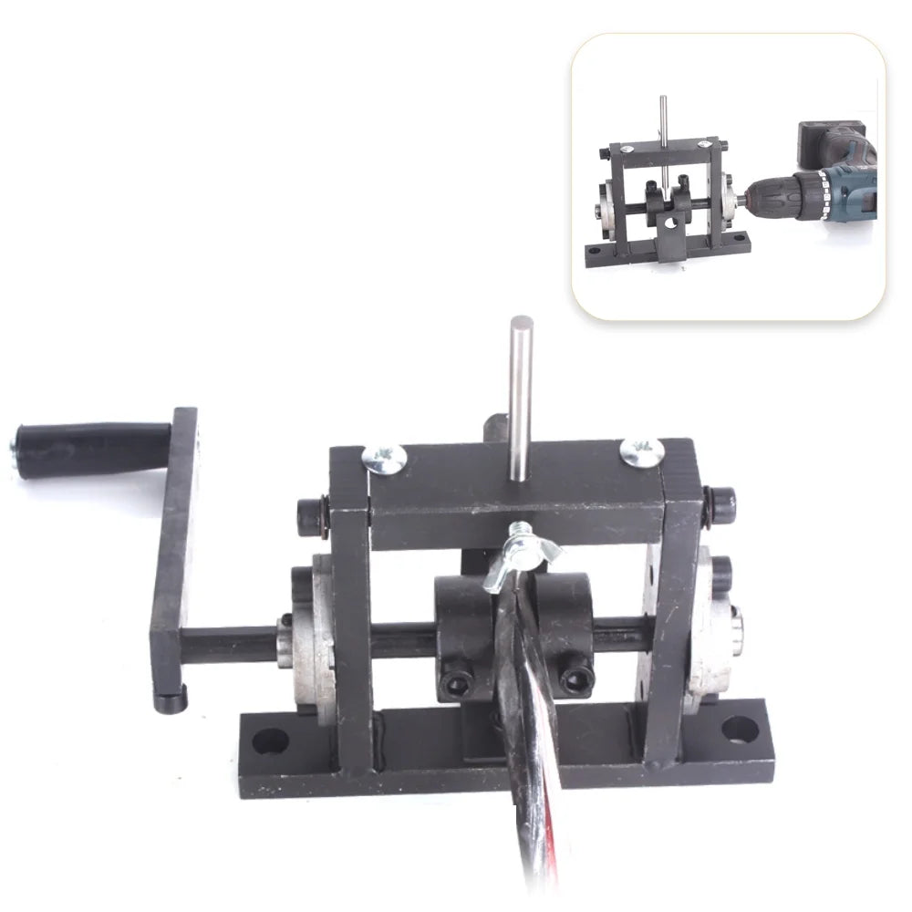 Manual Electric Drill Dual-purpose Wire Stripping Machine Scrap Cable Peeling Stripper for 1-30mm P7679