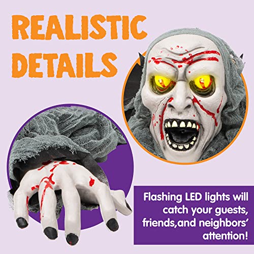 Sound Activated Halloween Groundbreaker Crawling Doll I719