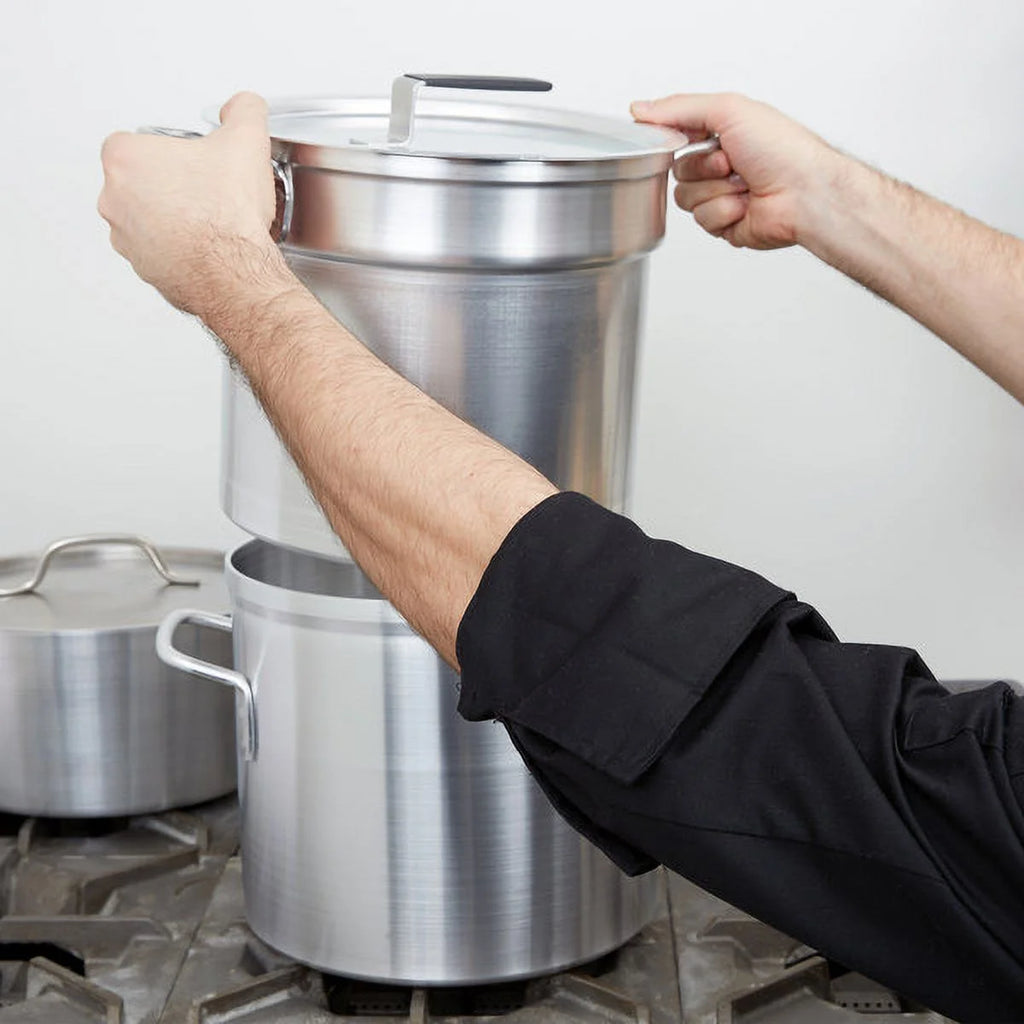 Double Boiler with 11 Quart Inset and 12 Quart Pot W759