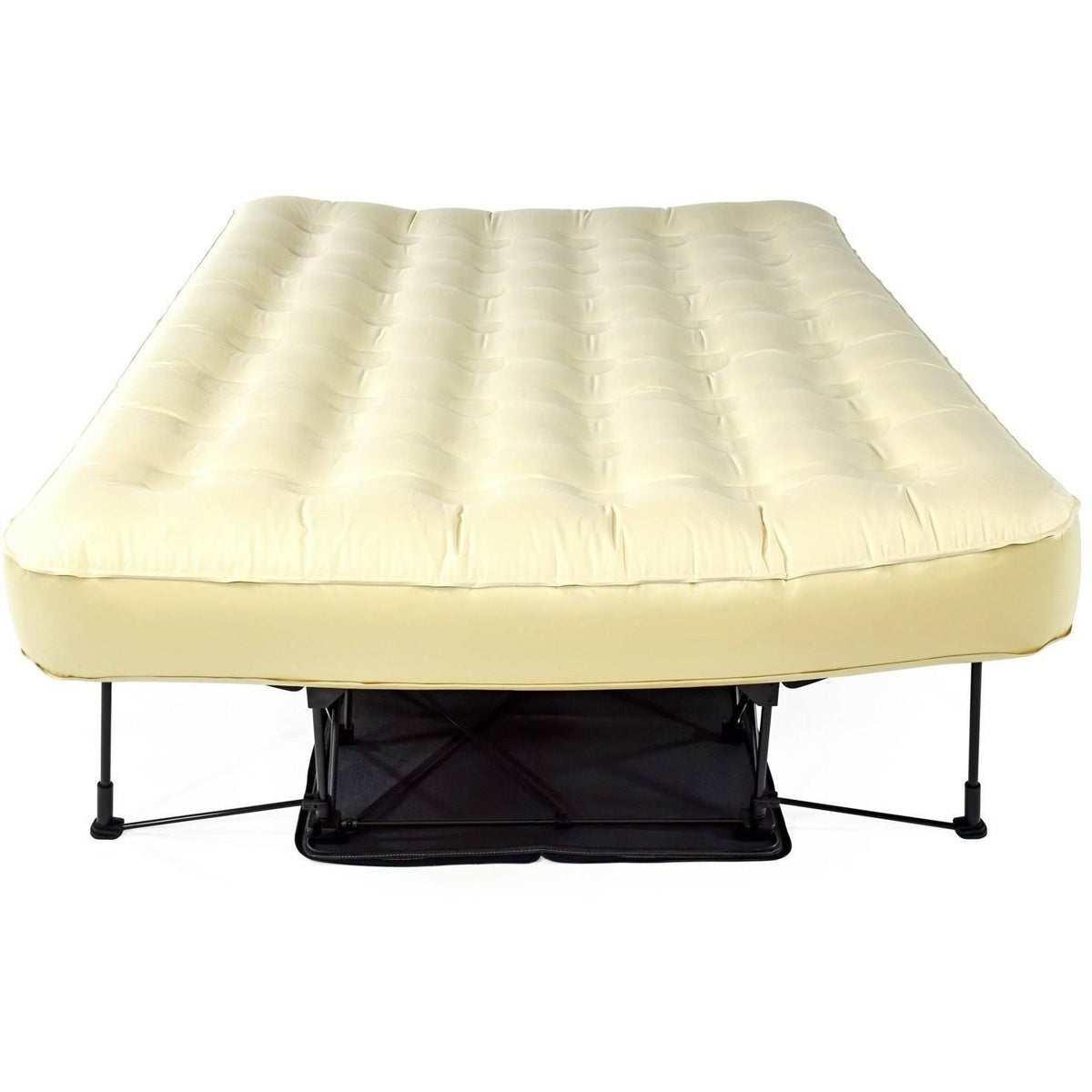 Queen Air Mattress with Frame and Rolling Case Y857