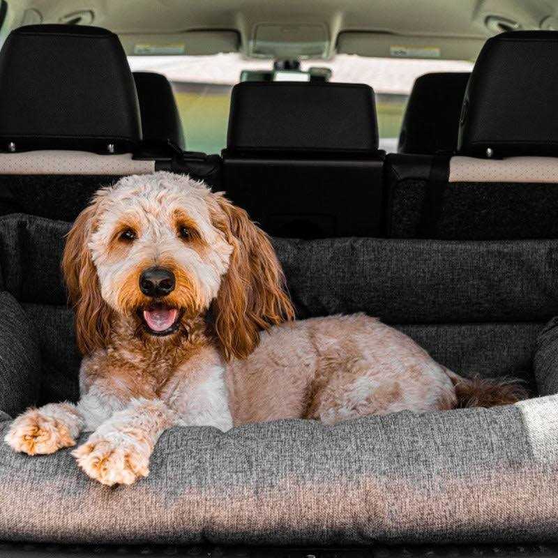 Memory Foam Dog Car Bed Gray A644534